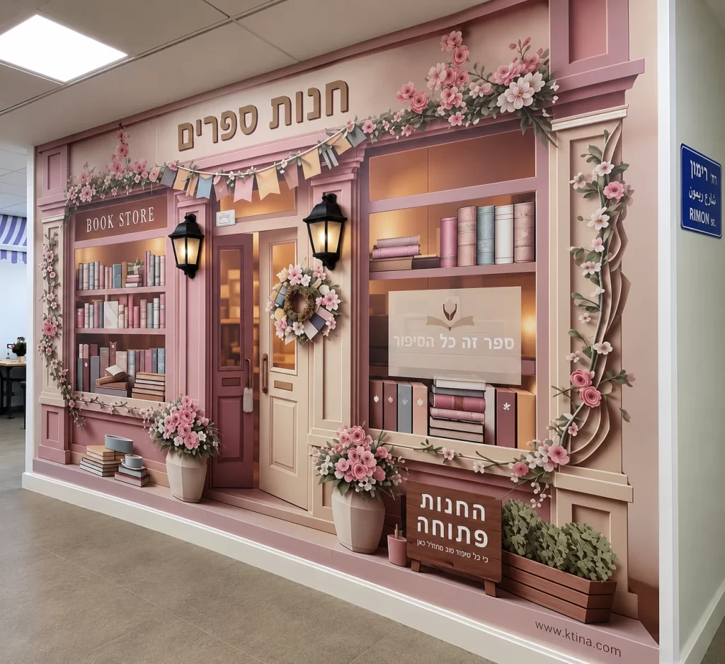 קיר מעוצב תלת מימד